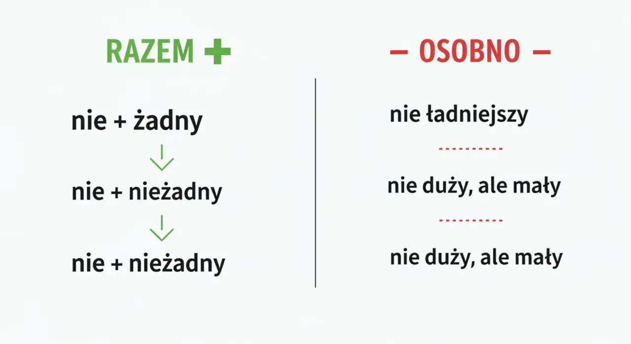 Porównanie pisowni: 